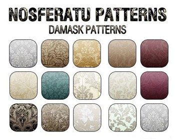 Photoshop üçün Damask Patterns stil