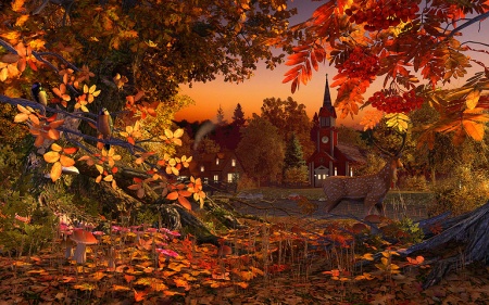 Autumn Wonderland 3D Screensaver 1.0