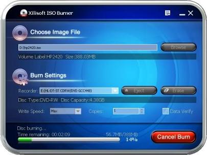 Xilisoft ISO Burner 1.0.56.0927