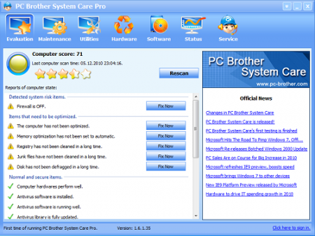 PC Brother System Care Pro 1.6.1.36