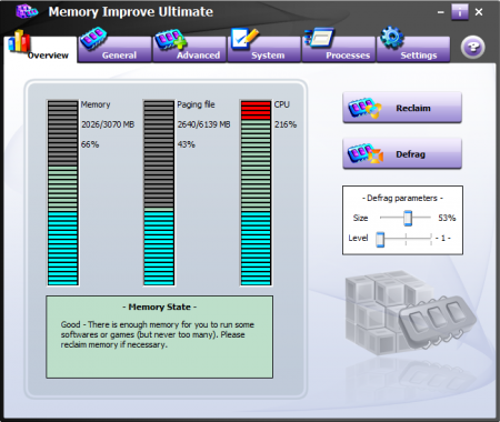 WindowsCare Memory Improve Ultimate 5.2.1.302
