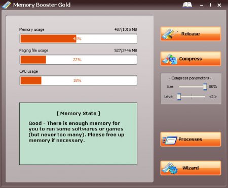 Memory Booster Gold 6.1.1.685