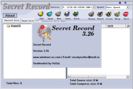 Secret Record 3.26 (Unattended by VuSaL)