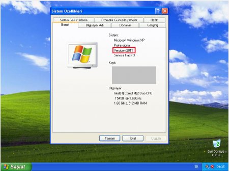 Windows XP Professional SP3 Türk (Uptade 01.01.2011)