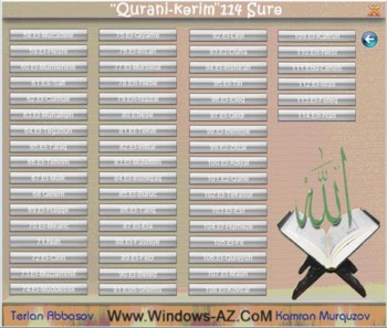 "Qurani-Kərim" 114 surə