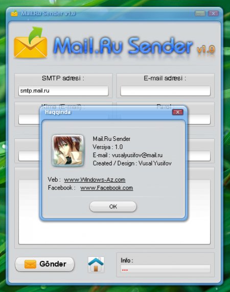 Mail.Ru Sender v1.0