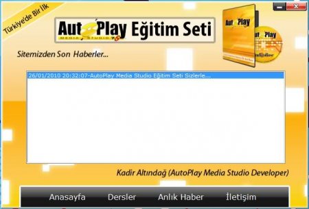 Autoplay Media Studio Türkcə Dərslik Seti
