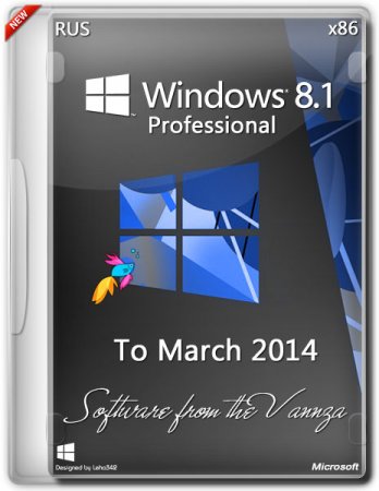 Windows 8.1 x86 Professional Vannza to March (2014)[Ru]