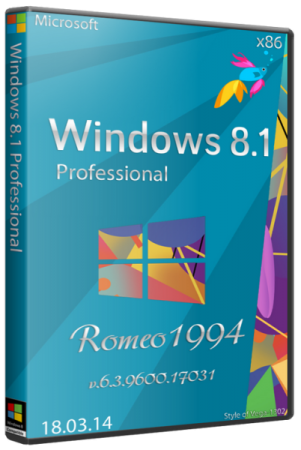 Windows 8.1 Professional v.6.3.9600.17031 (x86) (18.03.14) RUS
