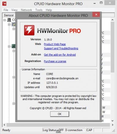 CPUID HWMonitor Pro 1.19 + Portable