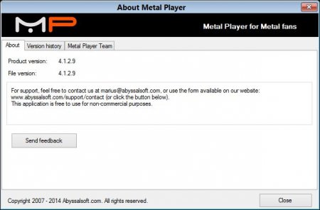 Metal Player 4.1.2.9 [Multi/Ru]