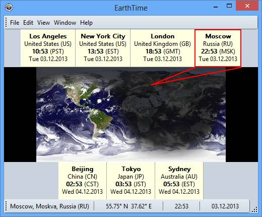 DeskSoft EarthView 5.4.2 / EarthTime 5.4.2