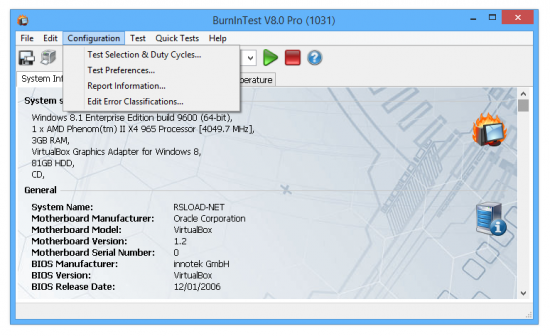 BurnInTest Professional 8.1 build 1009 + x64