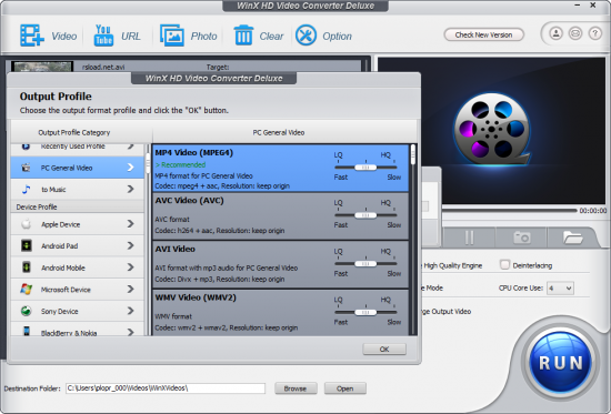 WinX HD Video Converter Deluxe 5.6.2