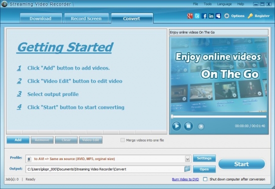 Apowersoft Streaming Video Recorder 5.0.9 + Rus