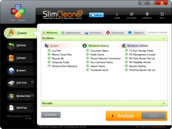 SlimCleaner 4.0.30878.55015