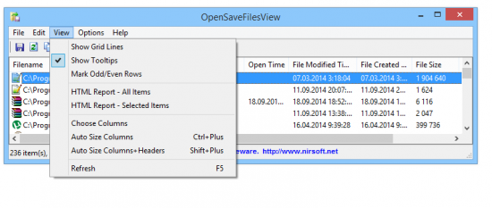 OpenSaveFilesView v1.08 + x64