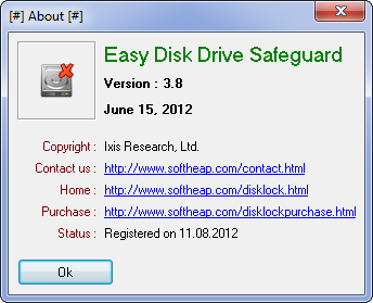 Easy Disk Drive Safeguard 3.8 