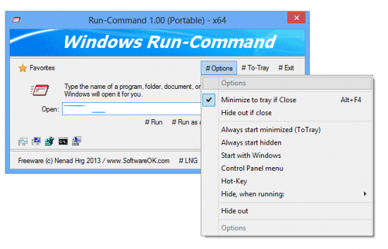 Run-Command 2.55 + x64 + Portable