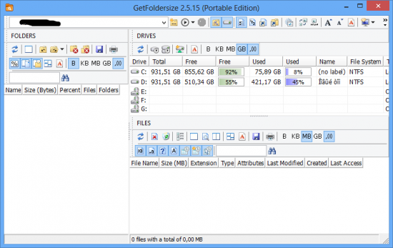 GetFoldersize v3.0.10 + Portable