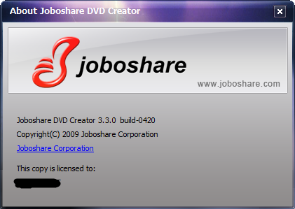 Joboshare DVD Creator v3.5.1 Build 0510