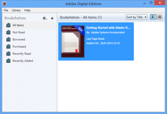 Adobe Digital Editions 4.5.126523 + Portable