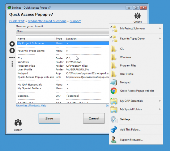 Quick Access Popup v9.0.4 + x64 + Portable