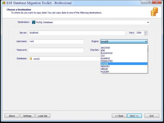 ESF Database Migration Toolkit Pro 8.2.07