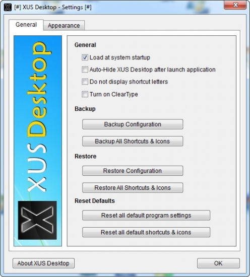 XUS Launcher ( Desktop ) Professional Edition 2.5.0