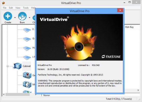 FarStone VirtualDrive Pro 16.10 Build 20150629