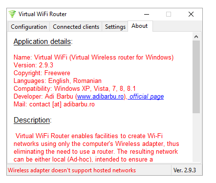 Virtual WiFi v2.9.3