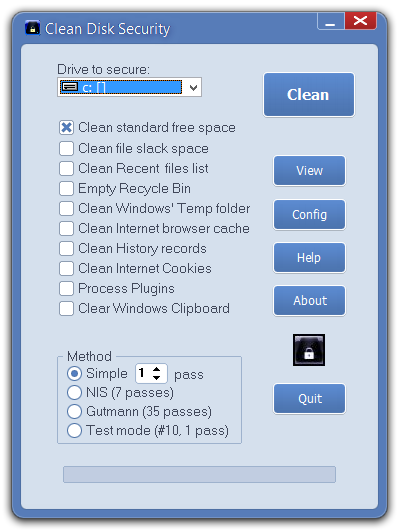Clean Disk Security 8.06
