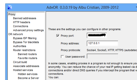 Advanced Onion Router 0.3.1.3