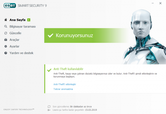 ESET Smart Security 9.0.375.1 Final Türkcə