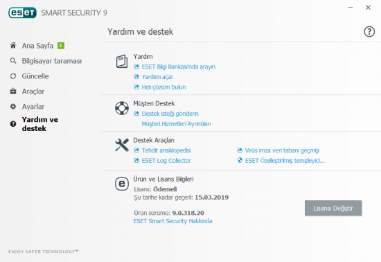 ESET Smart Security 9.0.375.1 Final Türkcə