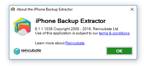 iPhone Backup Extractor 7.2.5.1322