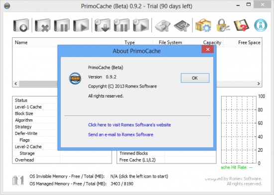 PrimoCache 2.5.0 / FancyCache for Disk