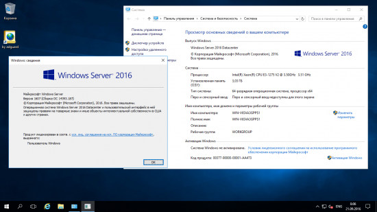 Windows Server 2016 Build 14393 by adguard