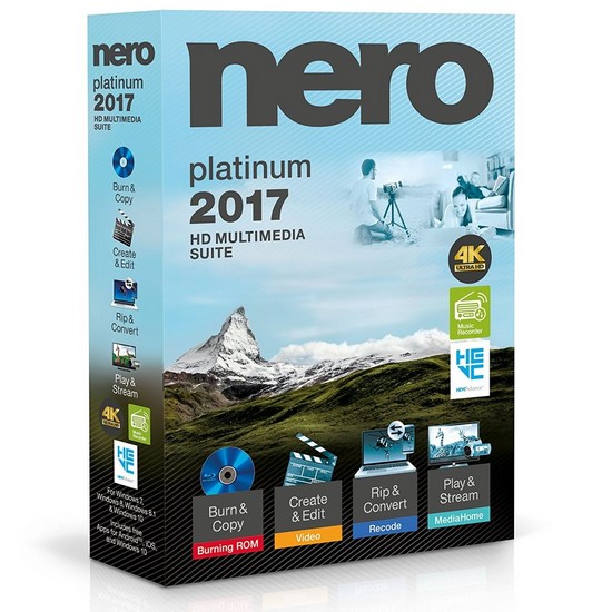 Nero 2017 Platinum 18.0.06100 + ContentPack / Burning ROM & Nero Express 2017 18.0.00800