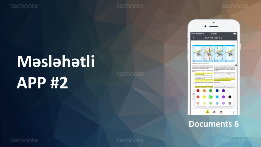 Məsləhətli App #2: 'Documents 6' - iOS cihazlar üçün fayl menecer, brauzer və PDF oxuyucu tətbiq (İCMAL)