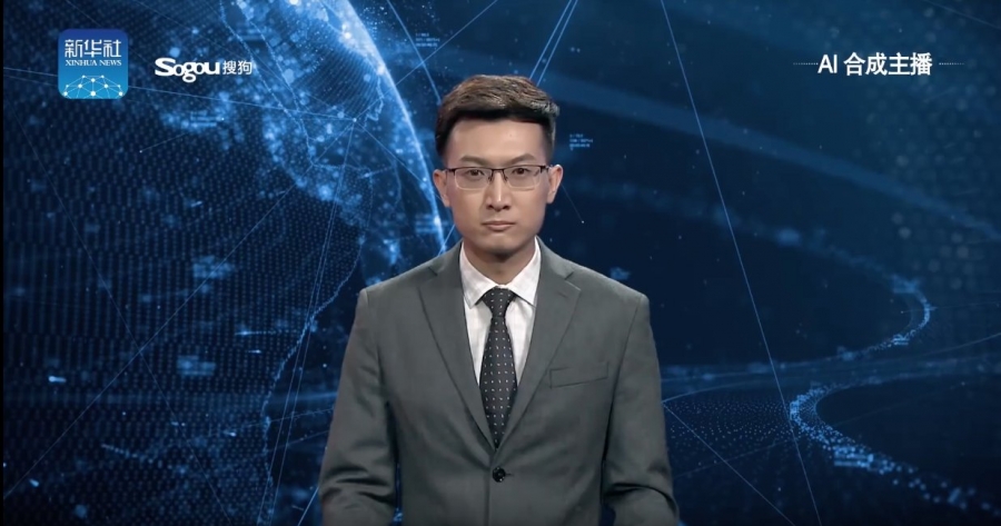 Çində 24 saat çalışmağa hazır virtul televiziya aparıcısı təqdim olunub (VİDEO)