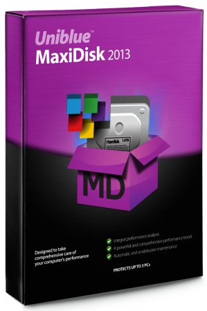 Uniblue MaxiDisk 2013 v.1.0.4.0 ML/Rus