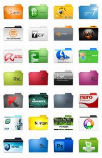 Program Folders Icons Pack 1, Pack 2 and Pack 3