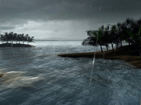 3D Animated Tropical Storm Screensaver with Sound v2.0
