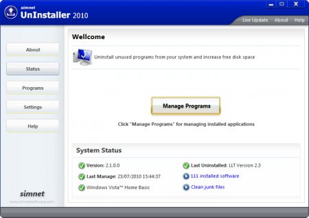 Simnet UnInstaller 2010 2.4.1.1 Portable