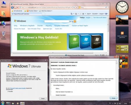 Windows 7 Ultimate SP1 86x/32Bit Türkcə