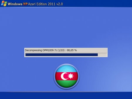 Windows XP Pro SP3 Azəri Edition 2011 v2.0+DriverPack+Mini WPI 2011 v1.0
