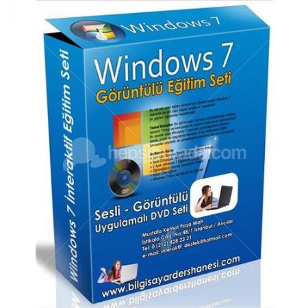 Görüntülü Interaktif Windows 7 Təhsil Seti