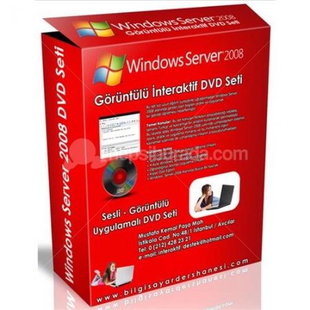 Windows Server 2008 Görüntülü İnteraktiv DVD Seti