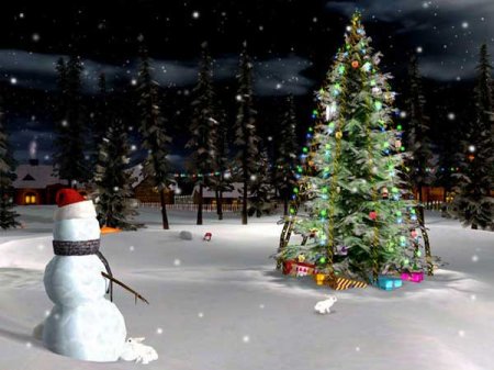 Christmas Eve 3D Screensaver 2.3